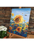 Oxypoint, Sunflowers, peinture - Galerie de vente et d’achat d’art contemporain en ligne Artalistic