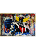 Fa2b, Goldorak, peinture - Galerie de vente et d’achat d’art contemporain en ligne Artalistic