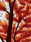 Françoise Augustine, sentier d'automne, peinture - Galerie de vente et d’achat d’art contemporain en ligne Artalistic
