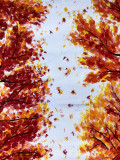 Françoise Augustine, sentier d'automne, peinture - Galerie de vente et d’achat d’art contemporain en ligne Artalistic