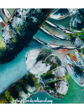 Sylvie Vandensteedam, Mer et homards, peinture - Galerie de vente et d’achat d’art contemporain en ligne Artalistic