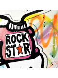 Patrick Cornée, Snoopy est une rock star, peinture - Galerie de vente et d’achat d’art contemporain en ligne Artalistic