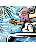 Patrick Cornée, Snoopy et la Porsche 911, peinture - Galerie de vente et d’achat d’art contemporain en ligne Artalistic