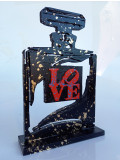 Spaco, Love n°5 Chanel, sculpture - Galerie de vente et d’achat d’art contemporain en ligne Artalistic