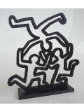 Pyb, 3 acrobates Haring, sculpture - Galerie de vente et d’achat d’art contemporain en ligne Artalistic
