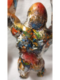 Stoz, Pop gorilla fury, sculpture - Galerie de vente et d’achat d’art contemporain en ligne Artalistic
