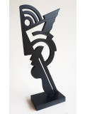 PyB, Tête Roy Lichtenstein, sculpture - Galerie de vente et d’achat d’art contemporain en ligne Artalistic