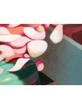Federico Cortese, A moth behind the flowers, peinture - Galerie de vente et d’achat d’art contemporain en ligne Artalistic