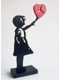 PyB, Girl Banksy Jordan, sculpture - Galerie de vente et d’achat d’art contemporain en ligne Artalistic