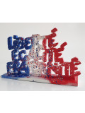 Spaco, Liberté, égalité, fraternité France, sculpture - Galerie de vente et d’achat d’art contemporain en ligne Artalistic