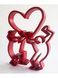 Spyddy, Amour Haring Love, sculpture - Galerie de vente et d’achat d’art contemporain en ligne Artalistic