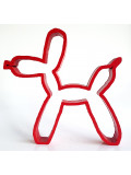 Spyddy, Chien Koons rouge, sculpture - Galerie de vente et d’achat d’art contemporain en ligne Artalistic