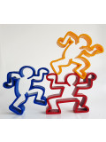 Spyddy, 3 boys Haring, sculpture - Galerie de vente et d’achat d’art contemporain en ligne Artalistic