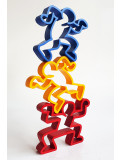 Spyddy, 3 boys Haring, sculpture - Galerie de vente et d’achat d’art contemporain en ligne Artalistic