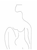 Hildegarde Handsaeme, Elégance tracée, drawing - Artalistic online contemporary art buying and selling gallery