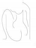 Hildegarde Handsaeme, Elégance tracée, drawing - Artalistic online contemporary art buying and selling gallery