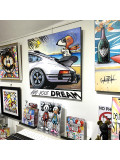 Patrick Cornée, Snoopy vit son rêve, peinture - Galerie de vente et d’achat d’art contemporain en ligne Artalistic