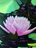 Françoise Augustine, Nénuphars, peinture - Galerie de vente et d’achat d’art contemporain en ligne Artalistic