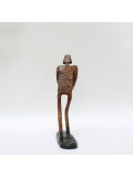 Didier Fournier, L'homme qui lit, sculpture - Galerie de vente et d’achat d’art contemporain en ligne Artalistic