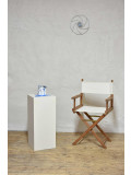 Yannick Bouillault, Le vieux pot de peinture bleu, sculpture - Galerie de vente et d’achat d’art contemporain en ligne Artalistic