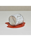 Yannick Bouillault, le vieux pot de peinture rouge, sculpture - Galerie de vente et d’achat d’art contemporain en ligne Artalistic