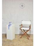 Yannick Bouillault, Le vieux pot de peinture bleu, sculpture - Galerie de vente et d’achat d’art contemporain en ligne Artalistic
