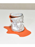 Yannick Bouillault, Le vieux pot de peinture orange, sculpture - Galerie de vente et d’achat d’art contemporain en ligne Artalistic