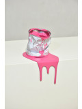 Yannick Bouillault, le vieux pot de peinture rose, sculpture - Galerie de vente et d’achat d’art contemporain en ligne Artalistic
