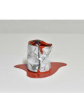 Yannick Bouillault, Le vieux pot de peinture rouge, sculpture - Galerie de vente et d’achat d’art contemporain en ligne Artalistic