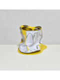Yannick Bouillault, Le vieux pot de peinture jaune, sculpture - Galerie de vente et d’achat d’art contemporain en ligne Artalistic