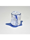 Yannick Bouillault, Le vieux pot de peinture bleu, sculpture - Galerie de vente et d’achat d’art contemporain en ligne Artalistic