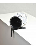 Yannick Bouillault, Le vieux pot de peinture noir, sculpture - Galerie de vente et d’achat d’art contemporain en ligne Artalistic