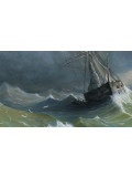 Anthony Colange, Ship in the story sea, peinture - Galerie de vente et d’achat d’art contemporain en ligne Artalistic