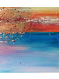 Anne Robin, Big sun in Brittany, peinture - Galerie de vente et d’achat d’art contemporain en ligne Artalistic