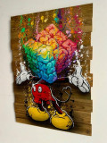 Skayzoo, Rubik Brain, peinture - Galerie de vente et d’achat d’art contemporain en ligne Artalistic