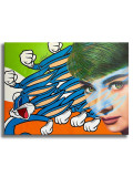 Gardani, Chasing Audrey Hepburn, peinture - Galerie de vente et d’achat d’art contemporain en ligne Artalistic