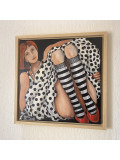 Alain Rouschmeyer, Dans sa bulle, peinture - Galerie de vente et d’achat d’art contemporain en ligne Artalistic