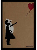 Banksy, La fille au ballon, dessin - Galerie de vente et d’achat d’art contemporain en ligne Artalistic