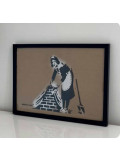 Banksy, La femme de ménage, dessin - Galerie de vente et d’achat d’art contemporain en ligne Artalistic
