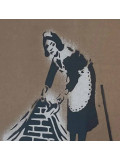 Banksy, La femme de ménage, dessin - Galerie de vente et d’achat d’art contemporain en ligne Artalistic