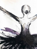 Marcela Zemanova, Black swan, dessin - Galerie de vente et d’achat d’art contemporain en ligne Artalistic