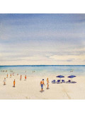 Gabrielle Pietrini, Avoir un transat ou pas, dessin - Galerie de vente et d’achat d’art contemporain en ligne Artalistic