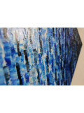 Jonathan Pradillon, Diagonale bleue, peinture - Galerie de vente et d’achat d’art contemporain en ligne Artalistic