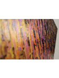 Jonathan Pradillon, Diagonale or orange rose, peinture - Galerie de vente et d’achat d’art contemporain en ligne Artalistic