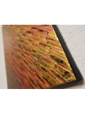 Jonathan Pradillon, Diagonale or orange rose, peinture - Galerie de vente et d’achat d’art contemporain en ligne Artalistic