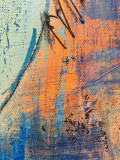 Dany Soyer, En bleu, peinture - Galerie de vente et d’achat d’art contemporain en ligne Artalistic