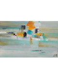 Lydie Massou, La mer et les dunes, peinture - Galerie de vente et d’achat d’art contemporain en ligne Artalistic