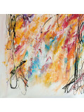 Âme Sauvage, La femme en rouge, peinture - Galerie de vente et d’achat d’art contemporain en ligne Artalistic