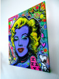 Priscilla Vettese, Hex legendary Marilyn, peinture - Galerie de vente et d’achat d’art contemporain en ligne Artalistic