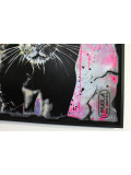 Max Andriot, Pink panthère, peinture - Galerie de vente et d’achat d’art contemporain en ligne Artalistic
